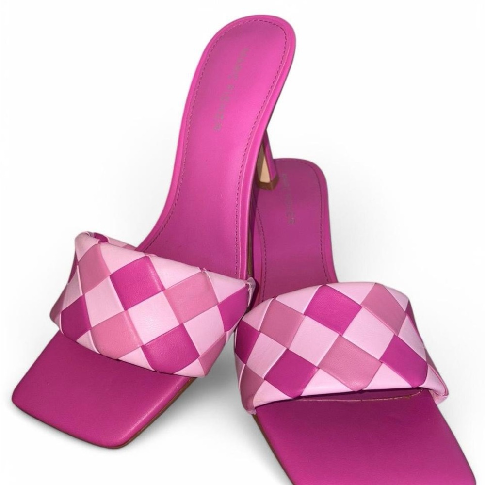 Marc Fisher Pink Woven Women's Sandals